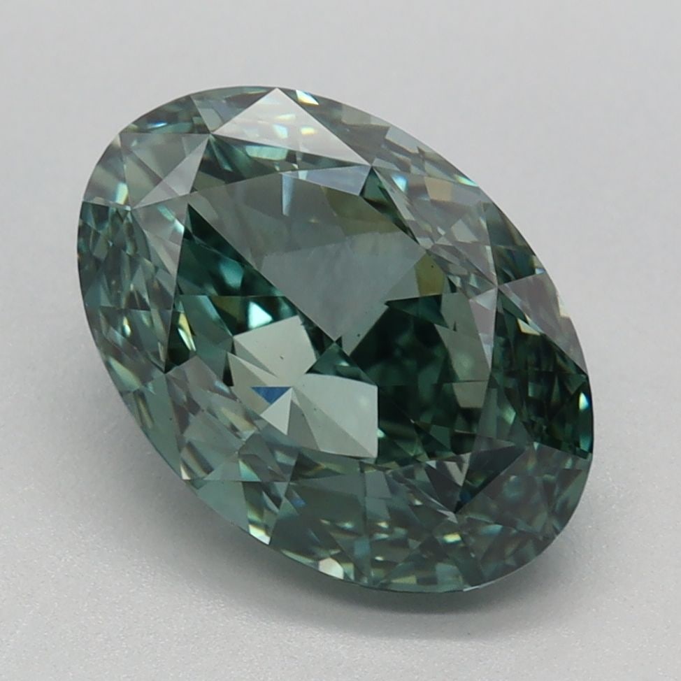 Loose Diamond - OVAL 2.63ct Fancy Vivid Green VVS2 (1 of 1)