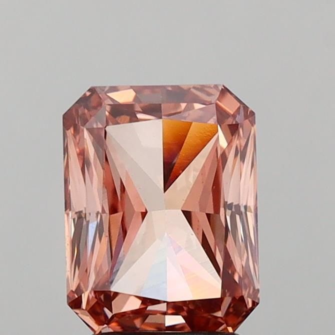 Loose Diamond - RADIANT 3.01ct Fancy Pinkish Brown VS1: Loose Diamond - RADIANT 3.01ct Fancy Pinkish Brown VS1 Source: This is a real non-mined Diamond that has been grown in a lab Shape: RADIANT Carats: 3.01 Color: Fancy Pinkish Brown Certification: IGI V
