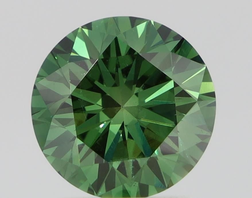 Loose Diamond - ROUND 2.19ct Fancy Green VS2: Loose Diamond - ROUND 2.19ct Fancy Green VS2 Source: This is a real non-mined Diamond that has been grown in a lab Shape: ROUND Carats: 2.19 Color: Fancy Green Certification: NONE Video: Video Link 