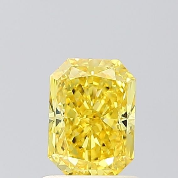 Loose Diamond - RADIANT 1.03ct Fancy Vivid Yellow VVS2: Loose Diamond - RADIANT 1.03ct Fancy Vivid Yellow VVS2 Source: This is a real non-mined Diamond that has been grown in a lab Shape: RADIANT Carats: 1.03 Color: Fancy Vivid Yellow Certification: IGI