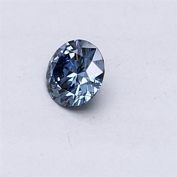 Loose Diamond - ROUND 0.31ct Fancy Vivid Blue SI1 (1 of 1)
