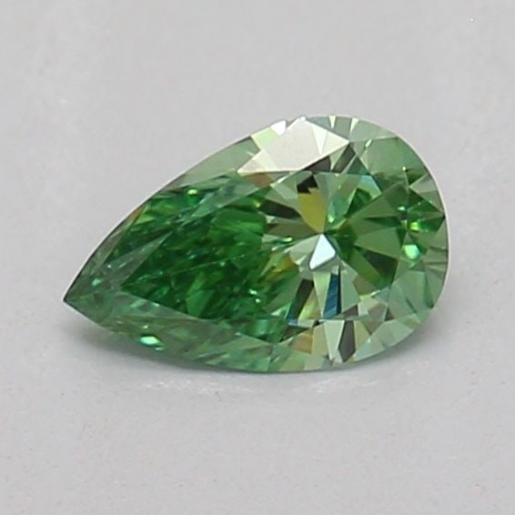 Loose Diamond - PEAR 0.24ct Fancy Vivid Green VVS2: Loose Diamond - PEAR 0.24ct Fancy Vivid Green VVS2 Source: This is a real non-mined Diamond that has been grown in a lab Shape: PEAR Carats: 0.24 Color: Fancy Vivid Green Certification: IGI PLEASE