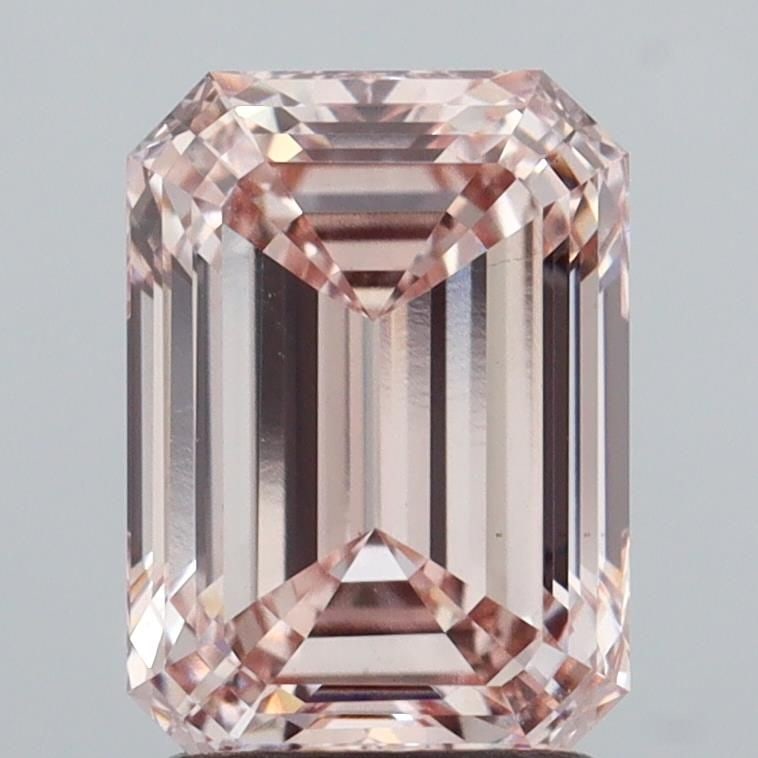 Loose Diamond - EMERALD 2.1ct Fancy Pink VS1 (1 of 1)