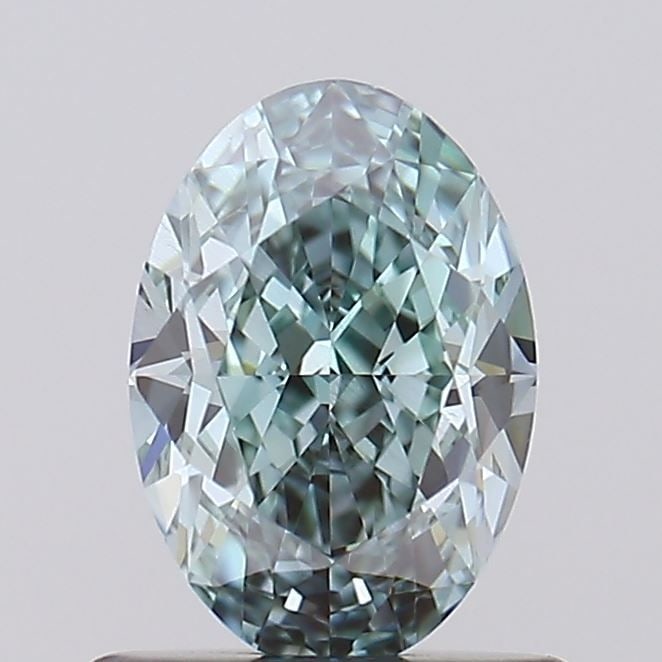 Loose Diamond - OVAL 0.87ct Fancy Intense Blue Green VS2: Loose Diamond - OVAL 0.87ct Fancy Intense Blue Green VS2 Source: This is a real non-mined Diamond that has been grown in a lab Shape: OVAL Carats: 0.87 Color: Fancy Intense Blue Green Certification: