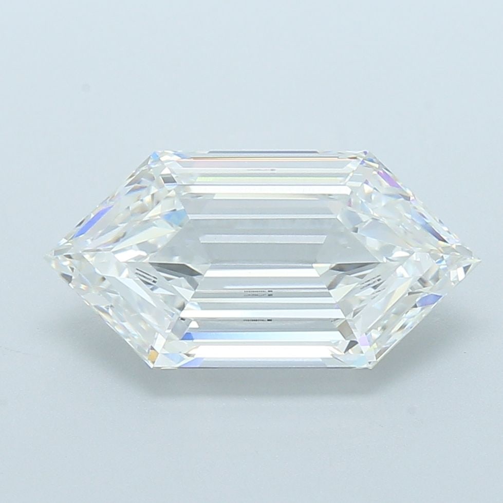 Loose Diamond - HEXAGONAL 4.86ct F VVS2: Loose Diamond - HEXAGONAL 4.86ct F VVS2 Source: This is a real non-mined Diamond that has been grown in a lab Shape: HEXAGONAL Carats: 4.86 Color: F Clarity: VVS2 Certification: IGI Video: