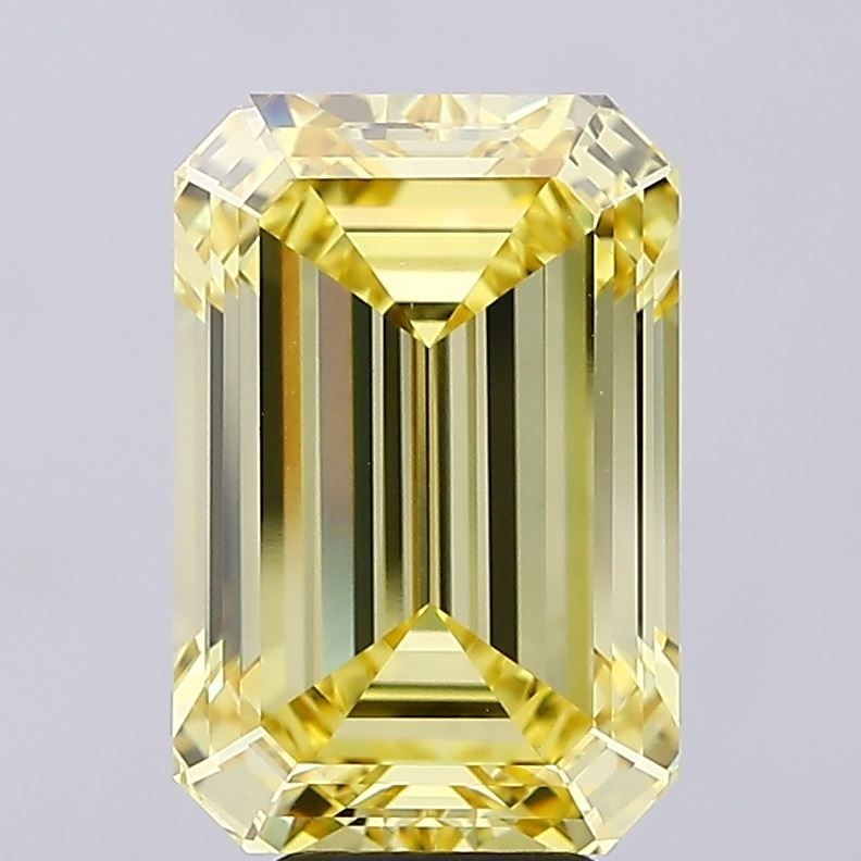 Loose Diamond - EMERALD 8.07ct Fancy Intense Yellow VS1: Loose Diamond - EMERALD 8.07ct Fancy Intense Yellow VS1 Source: This is a real non-mined Diamond that has been grown in a lab Shape: EMERALD Carats: 8.07 Color: Fancy Intense Yellow Certification: IGI