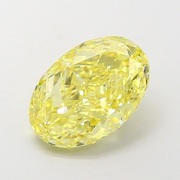 Loose Diamond - OVAL 2.86ct Fancy Intense Yellow VS1: Loose Diamond - OVAL 2.86ct Fancy Intense Yellow VS1 Source: This is a real non-mined Diamond that has been grown in a lab Shape: OVAL Carats: 2.86 Color: Fancy Intense Yellow Certification: IGI