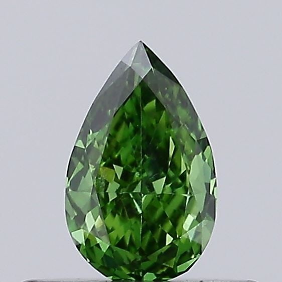 Loose Diamond - PEAR 0.22ct Fancy Vivid Green VS1: Loose Diamond - PEAR 0.22ct Fancy Vivid Green VS1 Source: This is a real non-mined Diamond that has been grown in a lab Shape: PEAR Carats: 0.22 Color: Fancy Vivid Green Certification: IGI Video: