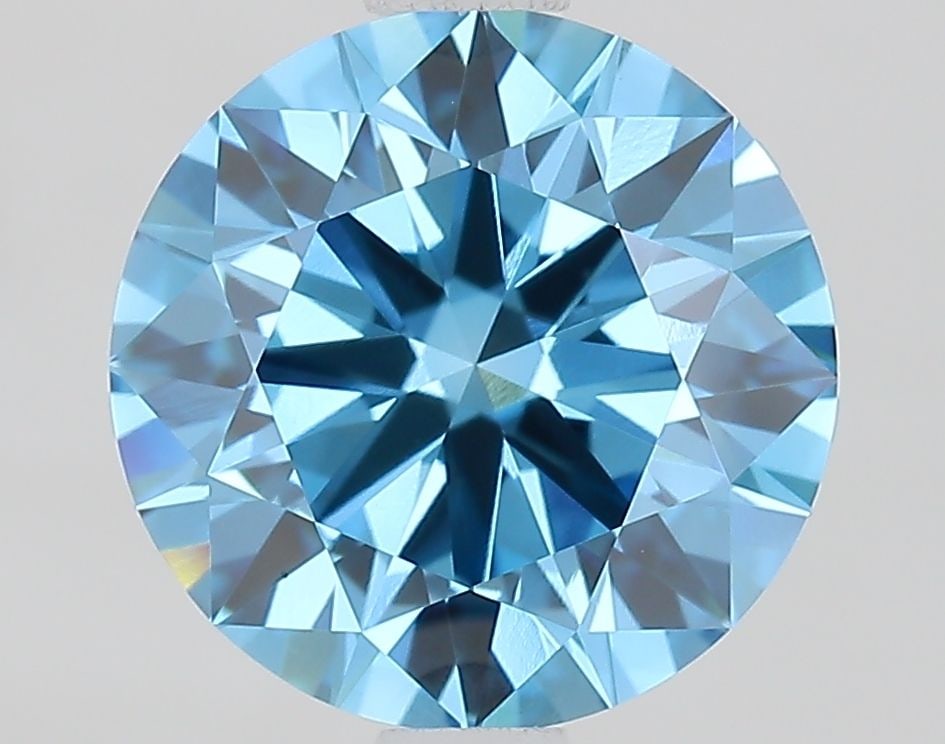 Ideal Loose Diamond - ROUND 1.71ct Fancy Vivid Blue VVS2: Ideal Loose Diamond - ROUND 1.71ct Fancy Vivid Blue VVS2 Source: This is a real non-mined Diamond that has been grown in a lab Shape: ROUND Carats: 1.71 Color: Fancy Vivid Blue Certification: IGI