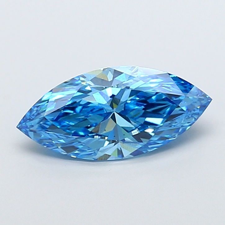 Loose Diamond - MARQUISE 3.06ct Fancy Vivid Blue VS1: Loose Diamond - MARQUISE 3.06ct Fancy Vivid Blue VS1 Source: This is a real non-mined Diamond that has been grown in a lab Shape: MARQUISE Carats: 3.06 Color: Fancy Vivid Blue Certification: IGI