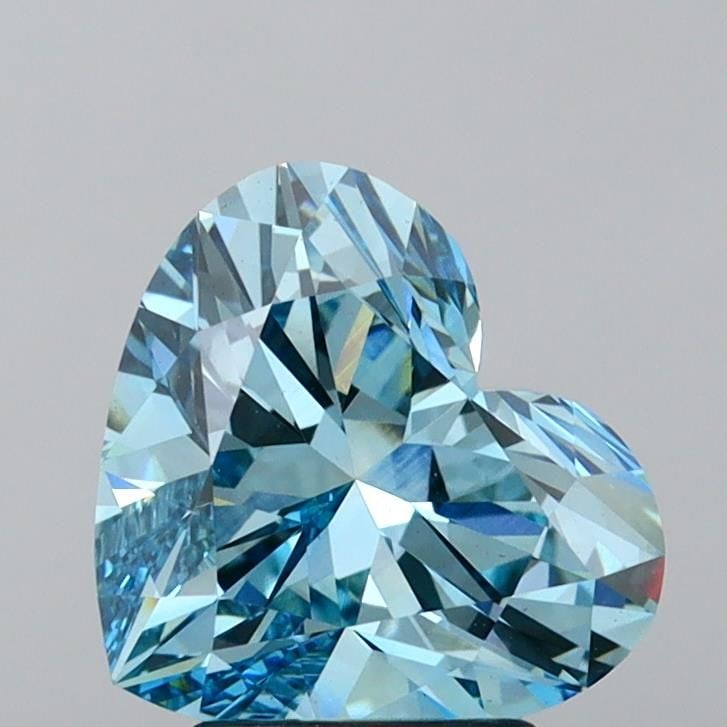 Loose Diamond - HEART 3.11ct Fancy Vivid Blue VS1: Loose Diamond - HEART 3.11ct Fancy Vivid Blue VS1 Source: This is a real non-mined Diamond that has been grown in a lab Shape: HEART Carats: 3.11 Color: Fancy Vivid Blue Certification: IGI Video: