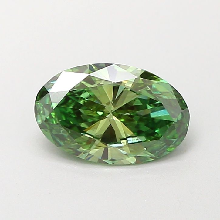 Loose Diamond - OVAL 0.9ct Fancy Vivid Green SI1 (1 of 1)