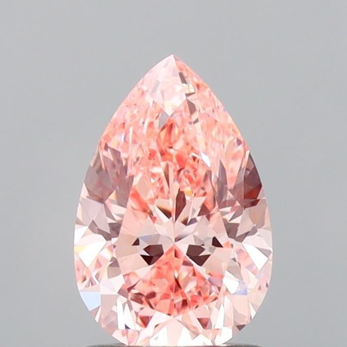 Loose Diamond - PEAR 1.3ct Fancy Intense Pink VS1: Loose Diamond - PEAR 1.3ct Fancy Intense Pink VS1 Source: This is a real non-mined Diamond that has been grown in a lab Shape: PEAR Carats: 1.3 Color: Fancy Intense Pink Certification: IGI Video: