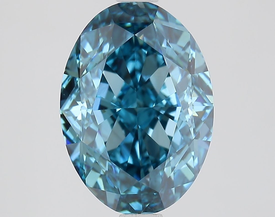 Loose Diamond - OVAL 3.35ct Fancy Vivid Blue VS1: Loose Diamond - OVAL 3.35ct Fancy Vivid Blue VS1 Source: This is a real non-mined Diamond that has been grown in a lab Shape: OVAL Carats: 3.35 Color: Fancy Vivid Blue Certification: IGI Video: