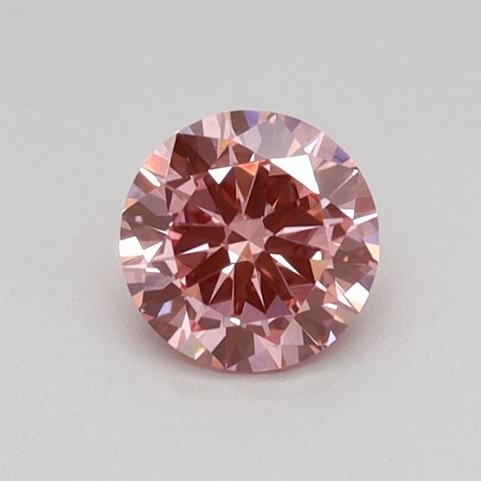 Loose Diamond - ROUND 0.36ct Fancy Vivid Pink VS1: Loose Diamond - ROUND 0.36ct Fancy Vivid Pink VS1 Source: This is a real non-mined Diamond that has been grown in a lab Shape: ROUND Carats: 0.36 Color: Fancy Vivid Pink Certification: IGI Video: