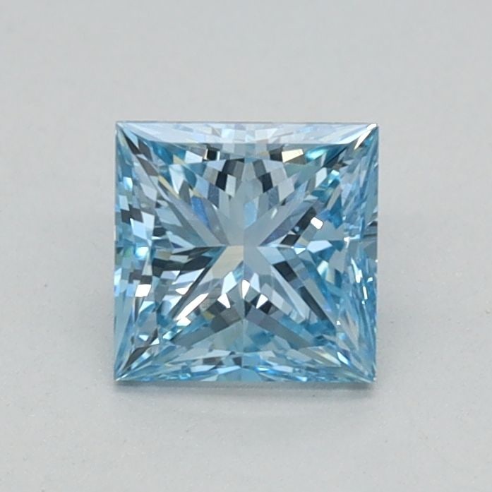 Loose Diamond - PRINCESS 0.49ct Fancy Vivid Blue VS1: Loose Diamond - PRINCESS 0.49ct Fancy Vivid Blue VS1 Source: This is a real non-mined Diamond that has been grown in a lab Shape: PRINCESS Carats: 0.49 Color: Fancy Vivid Blue Certification: IGI Video