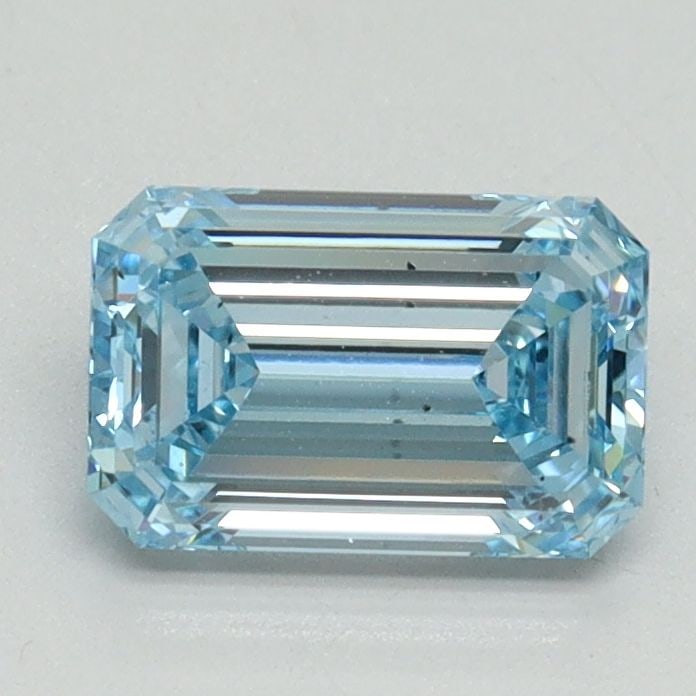 Loose Diamond - EMERALD 1.12ct Fancy Intense Blue VS2: Loose Diamond - EMERALD 1.12ct Fancy Intense Blue VS2 Source: This is a real non-mined Diamond that has been grown in a lab Shape: EMERALD Carats: 1.12 Color: Fancy Intense Blue Certification: IGI Vid