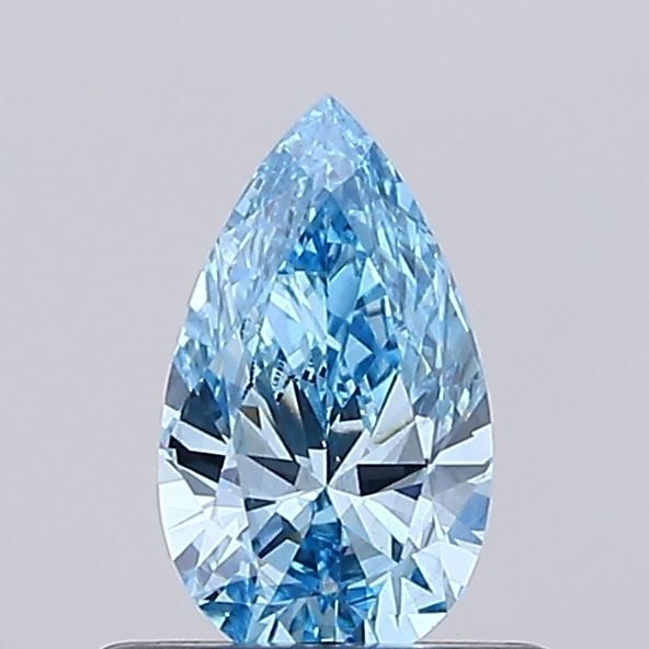 Loose Diamond - PEAR 0.46ct Fancy Vivid Blue VS1: Loose Diamond - PEAR 0.46ct Fancy Vivid Blue VS1 Source: This is a real non-mined Diamond that has been grown in a lab Shape: PEAR Carats: 0.46 Color: Fancy Vivid Blue Certification: IGI Video: