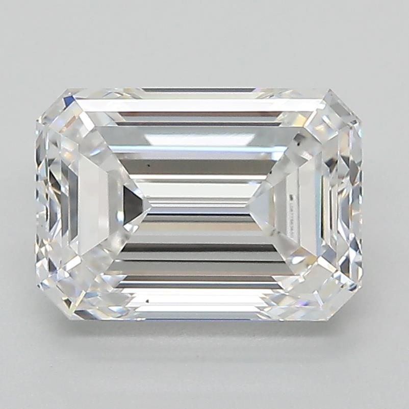 Loose Diamond - EMERALD 2.6ct D VS2: Loose Diamond - EMERALD 2.6ct D VS2 Source: This is a real non-mined Diamond that has been grown in a lab Shape: EMERALD Carats: 2.6 Color: D Clarity: VS2 Certification: IGI Video: Video Link 