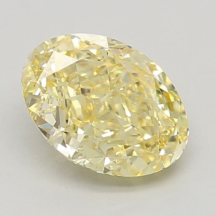 Loose Diamond - OVAL 2.37ct Fancy Intense Yellow VS1: Loose Diamond - OVAL 2.37ct Fancy Intense Yellow VS1 Source: This is a real non-mined Diamond that has been grown in a lab Shape: OVAL Carats: 2.37 Color: Fancy Intense Yellow Certification: IGI Video