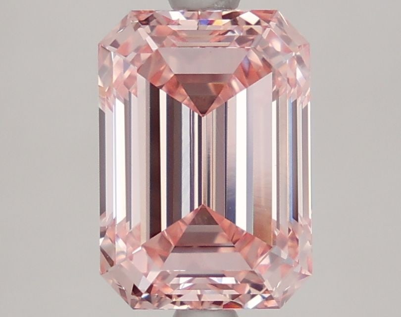 Loose Diamond - EMERALD 3.01ct Fancy Intense Pink VVS2: Loose Diamond - EMERALD 3.01ct Fancy Intense Pink VVS2 Source: This is a real non-mined Diamond that has been grown in a lab Shape: EMERALD Carats: 3.01 Color: Fancy Intense Pink Certification: IGI
