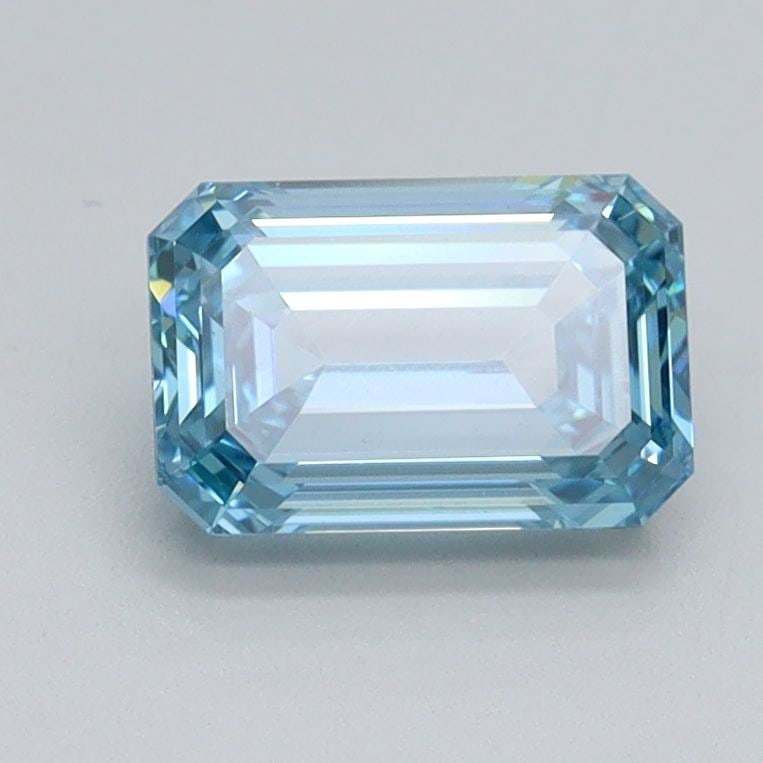 Loose Diamond - EMERALD 1.12ct Fancy Intense Blue VS1: Loose Diamond - EMERALD 1.12ct Fancy Intense Blue VS1 Source: This is a real non-mined Diamond that has been grown in a lab Shape: EMERALD Carats: 1.12 Color: Fancy Intense Blue Certification: IGI