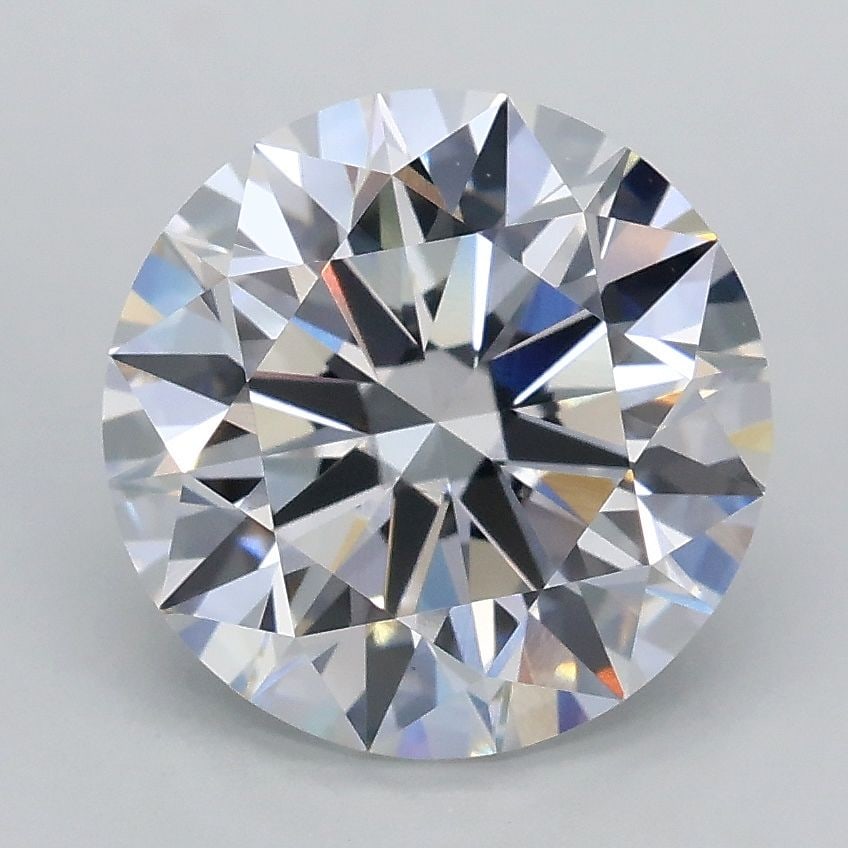 Ideal Loose Diamond - ROUND 2.61ct D VS1: Ideal Loose Diamond - ROUND 2.61ct D VS1 Source: This is a real non-mined Diamond that has been grown in a lab Shape: ROUND Carats: 2.61 Color: D Clarity: VS1 Certification: IGI Video: Video Link 