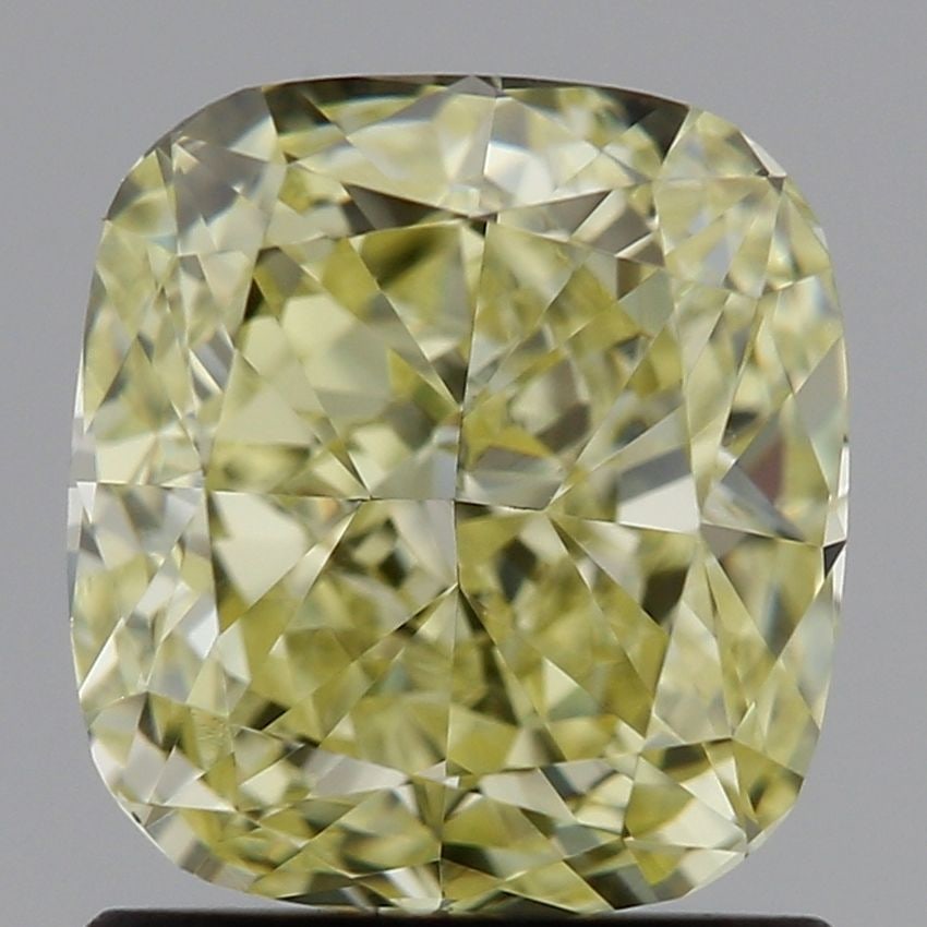 Loose Diamond - CUSHION MODIFIED 1.12ct Fancy Intense Yellow VS1: Loose Diamond - CUSHION MODIFIED 1.12ct Fancy Intense Yellow VS1 Source: This is a real non-mined Diamond that has been grown in a lab Shape: CUSHION MODIFIED Carats: 1.12 Color: Fancy Intense
