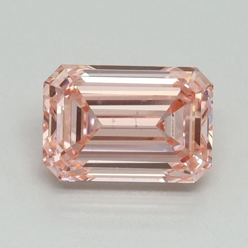 Loose Diamond - EMERALD 1.52ct Fancy Vivid Pink VS2: Loose Diamond - EMERALD 1.52ct Fancy Vivid Pink VS2 Source: This is a real non-mined Diamond that has been grown in a lab Shape: EMERALD Carats: 1.52 Color: Fancy Vivid Pink Certification: IGI