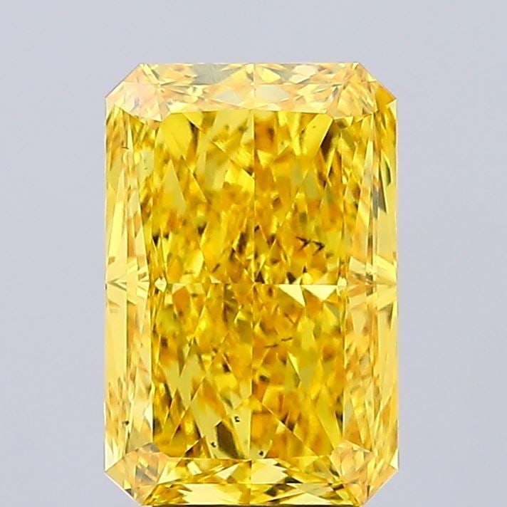 Loose Diamond - RADIANT 5.1ct Fancy Vivid Yellow VS2: Loose Diamond - RADIANT 5.1ct Fancy Vivid Yellow VS2 Source: This is a real non-mined Diamond that has been grown in a lab Shape: RADIANT Carats: 5.1 Color: Fancy Vivid Yellow Certification: IGI