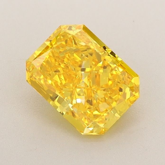 Loose Diamond - RADIANT 0.85ct Fancy Vivid Yellow VVS2: Loose Diamond - RADIANT 0.85ct Fancy Vivid Yellow VVS2 Source: This is a real non-mined Diamond that has been grown in a lab Shape: RADIANT Carats: 0.85 Color: Fancy Vivid Yellow Certification: IGI