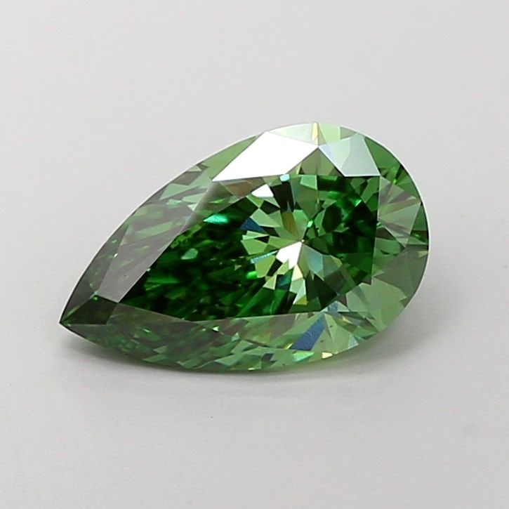 Loose Diamond - PEAR 2.5ct Fancy Vivid Green VS1 (1 of 1)