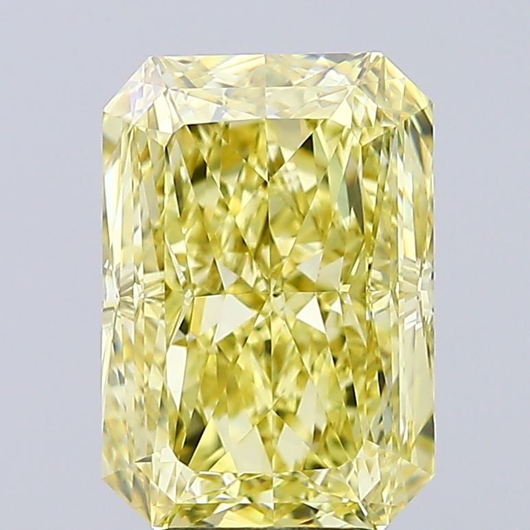 Loose Diamond - RADIANT 4.02ct Fancy Intense Yellow VS1: Loose Diamond - RADIANT 4.02ct Fancy Intense Yellow VS1 Source: This is a real non-mined Diamond that has been grown in a lab Shape: RADIANT Carats: 4.02 Color: Fancy Intense Yellow Certification: