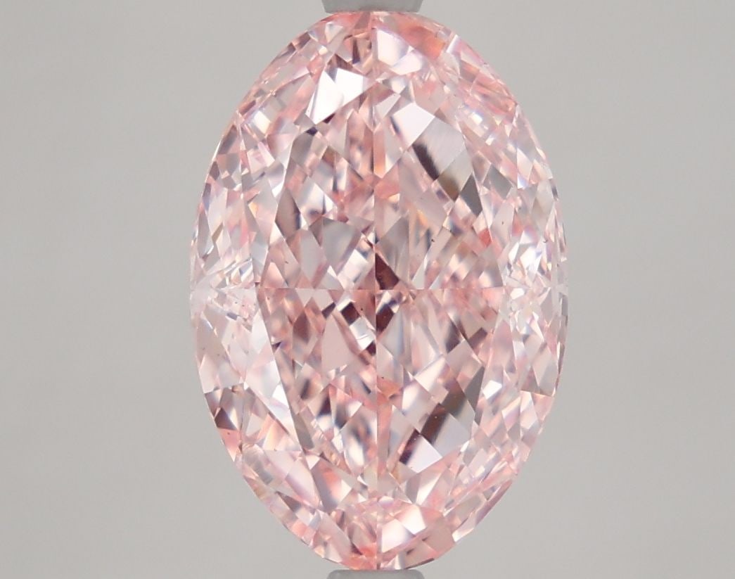 Loose Diamond - OVAL 3.88ct Fancy Intense Pink VS1: Loose Diamond - OVAL 3.88ct Fancy Intense Pink VS1 Source: This is a real non-mined Diamond that has been grown in a lab Shape: OVAL Carats: 3.88 Color: Fancy Intense Pink Certification: IGI Video: