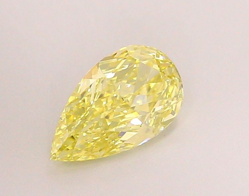 Loose Diamond - PEAR 1.03ct Fancy Yellow VS1: Loose Diamond - PEAR 1.03ct Fancy Yellow VS1 Source: This is a real non-mined Diamond that has been grown in a lab Shape: PEAR Carats: 1.03 Color: Fancy Yellow Certification: IGI Video: Video Link 