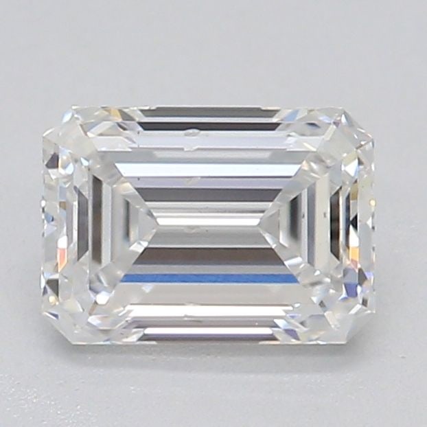 Loose Diamond - EMERALD 0.5ct E SI1: Loose Diamond - EMERALD 0.5ct E SI1 Source: This is a real non-mined Diamond that has been grown in a lab Shape: EMERALD Carats: 0.5 Color: E Clarity: SI1 Certification: IGI Video: