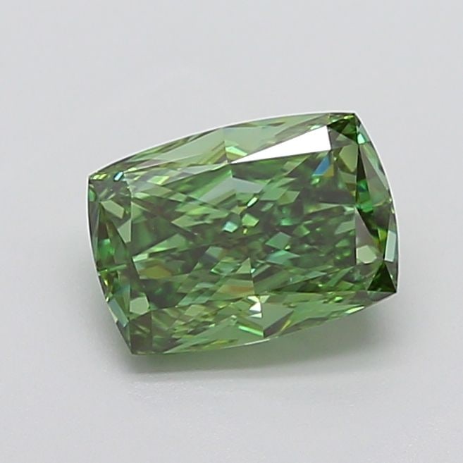 Loose Diamond - CUSHION MODIFIED 2.79ct Fancy Vivid Green VVS2: Loose Diamond - CUSHION MODIFIED 2.79ct Fancy Vivid Green VVS2 Source: This is a real non-mined Diamond that has been grown in a lab Shape: CUSHION MODIFIED Carats: 2.79 Color: Fancy Vivid Green