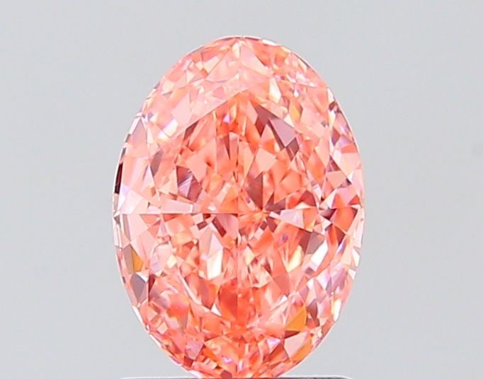 Loose Diamond - OVAL 1.27ct Fancy Vivid Pink VVS2: Loose Diamond - OVAL 1.27ct Fancy Vivid Pink VVS2 Source: This is a real non-mined Diamond that has been grown in a lab Shape: OVAL Carats: 1.27 Color: Fancy Vivid Pink Certification: IGI Video: