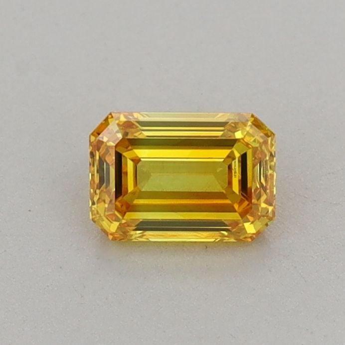 Loose Diamond - EMERALD 0.46ct Fancy Vivid Yellow VS1: Loose Diamond - EMERALD 0.46ct Fancy Vivid Yellow VS1 Source: This is a real non-mined Diamond that has been grown in a lab Shape: EMERALD Carats: 0.46 Color: Fancy Vivid Yellow Certification: IGI
