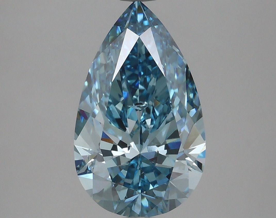 Loose Diamond - PEAR 2.65ct Fancy Vivid Blue SI2 (1 of 1)