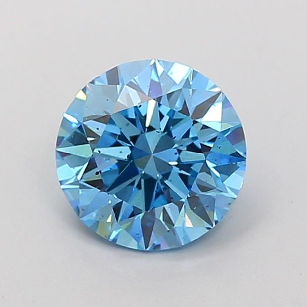 Ideal Loose Diamond - ROUND 1.51ct Fancy Vivid Blue SI1: Ideal Loose Diamond - ROUND 1.51ct Fancy Vivid Blue SI1 Source: This is a real non-mined Diamond that has been grown in a lab Shape: ROUND Carats: 1.51 Color: Fancy Vivid Blue Certification: IGI