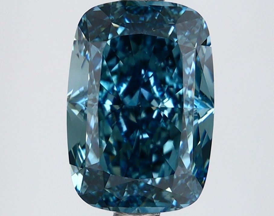 Loose Diamond - CUSHION MODIFIED 2.82ct Fancy Vivid Blue VVS1: Loose Diamond - CUSHION MODIFIED 2.82ct Fancy Vivid Blue VVS1 Source: This is a real non-mined Diamond that has been grown in a lab Shape: CUSHION MODIFIED Carats: 2.82 Color: Fancy Vivid Blue