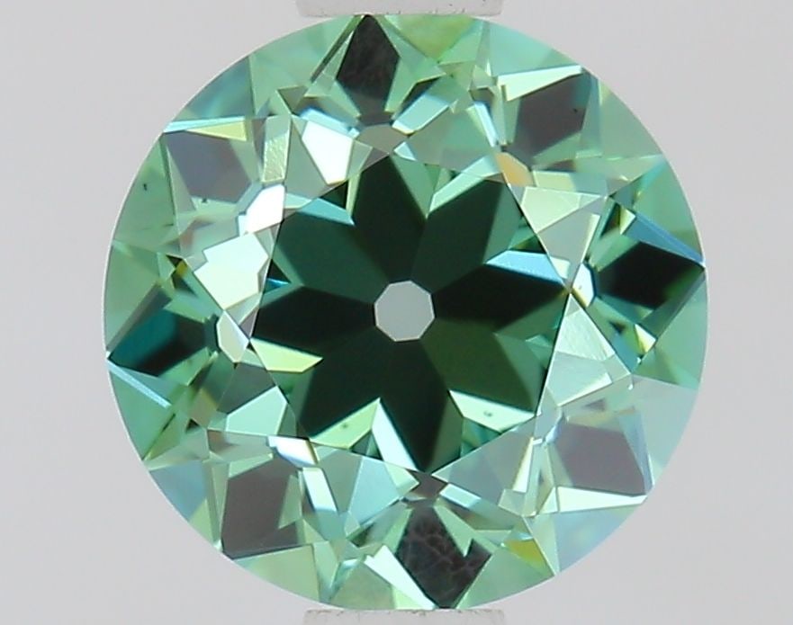 Loose Diamond - EUROPEAN CUT 1.03ct Fancy Vivid Green VS1: Loose Diamond - EUROPEAN CUT 1.03ct Fancy Vivid Green VS1 Source: This is a real non-mined Diamond that has been grown in a lab Shape: EUROPEAN CUT Carats: 1.03 Color: Fancy Vivid Green
