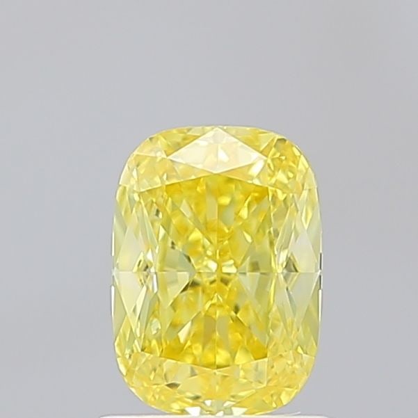 Loose Diamond - CUSHION BRILLIANT 1.34ct Fancy Vivid Yellow VVS1: Loose Diamond - CUSHION BRILLIANT 1.34ct Fancy Vivid Yellow VVS1 Source: This is a real non-mined Diamond that has been grown in a lab Shape: CUSHION BRILLIANT Carats: 1.34 Color: Fancy Vivid Yellow C