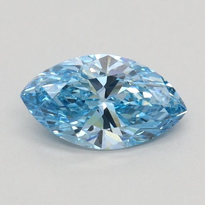 Loose Diamond - MARQUISE 0.43ct Fancy Vivid Blue VVS2: Loose Diamond - MARQUISE 0.43ct Fancy Vivid Blue VVS2 Source: This is a real non-mined Diamond that has been grown in a lab Shape: MARQUISE Carats: 0.43 Color: Fancy Vivid Blue Certification: IGI Vide