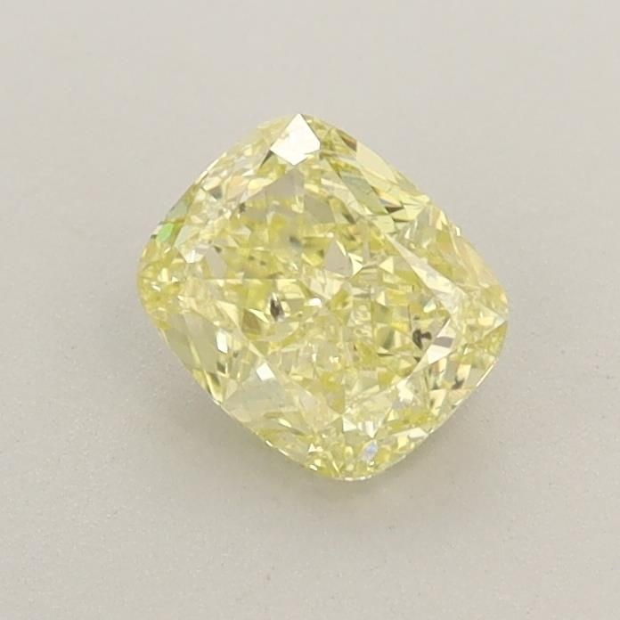 Loose Diamond - CUSHION BRILLIANT 0.66ct Fancy Intense Yellow SI1: Loose Diamond - CUSHION BRILLIANT 0.66ct Fancy Intense Yellow SI1 Source: This is a real non-mined Diamond that has been grown in a lab Shape: CUSHION BRILLIANT Carats: 0.66 Color: Fancy Intense