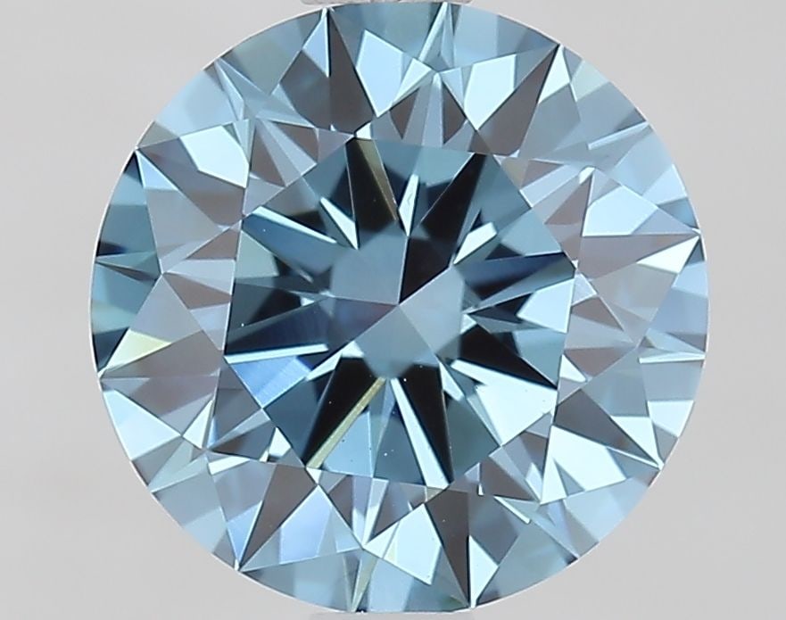 Ideal Loose Diamond - ROUND 1.47ct Fancy Vivid Blue VS1: Ideal Loose Diamond - ROUND 1.47ct Fancy Vivid Blue VS1 Source: This is a real non-mined Diamond that has been grown in a lab Shape: ROUND Carats: 1.47 Color: Fancy Vivid Blue Certification: IGI