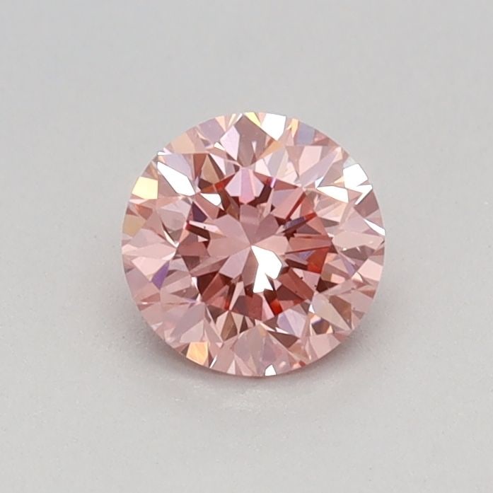 Loose Diamond - ROUND 0.35ct Fancy Vivid Pink VS1: Loose Diamond - ROUND 0.35ct Fancy Vivid Pink VS1 Source: This is a real non-mined Diamond that has been grown in a lab Shape: ROUND Carats: 0.35 Color: Fancy Vivid Pink Certification: IGI Video: