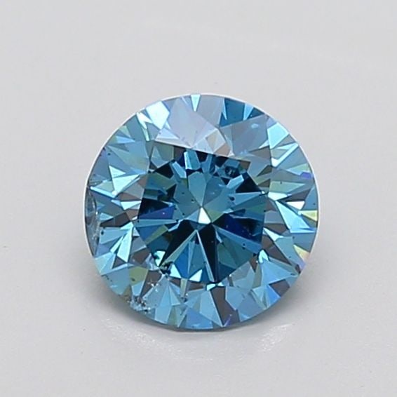 Ideal Loose Diamond - ROUND 1.16ct Fancy Vivid Blue I1 (1 of 1)