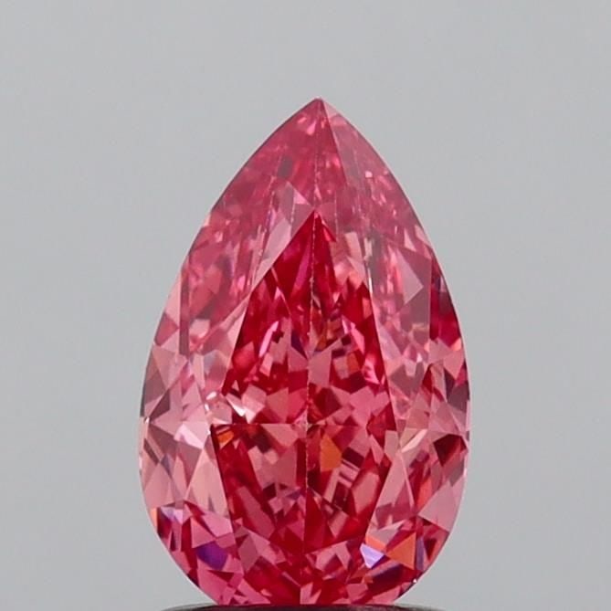 Loose Diamond - PEAR 1.42ct Fancy Vivid Pink VS1: Loose Diamond - PEAR 1.42ct Fancy Vivid Pink VS1 Source: This is a real non-mined Diamond that has been grown in a lab Shape: PEAR Carats: 1.42 Color: Fancy Vivid Pink Certification: IGI Video: